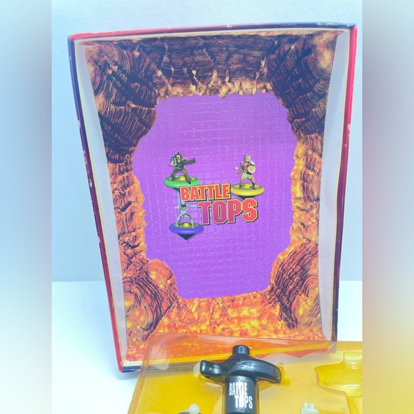 Vintage Glow In Dark Battle Tops by Idea Village Tops, Launcher, & Game Arena - Picture 5 of 7